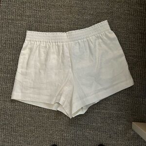 Reformation mila linen shorts